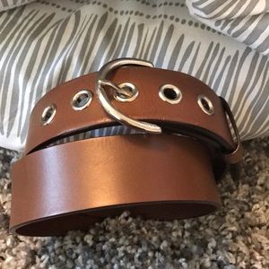 Coach Brown Leather Belt